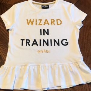 Harry Potter girls flouncy glitter T-shirt